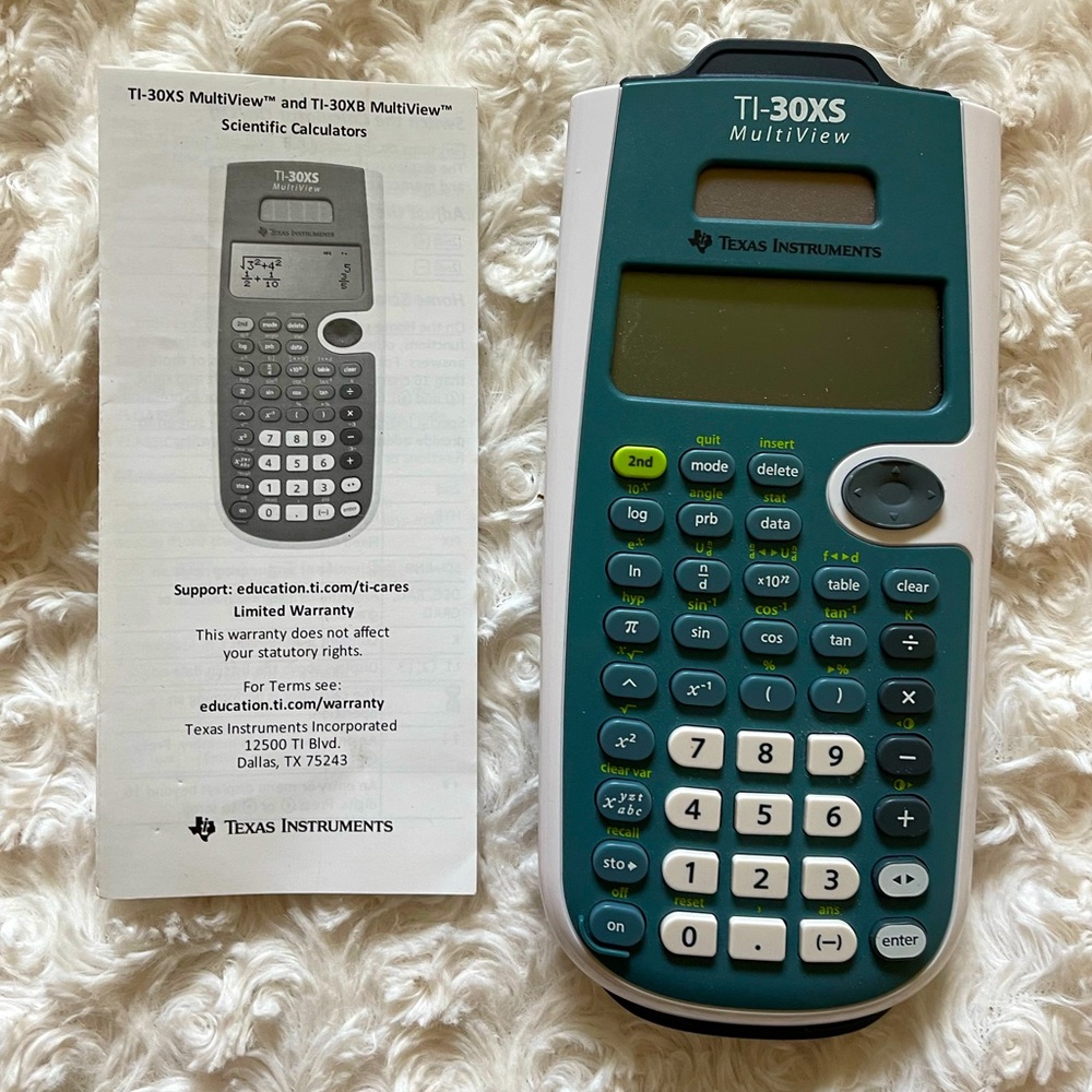 TI-30XS MultiView™ & TI-30XB MultiView™ Scientific Calculator - Picture 1 of 3